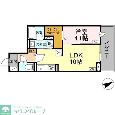 D-residence稲城の物件間取画像
